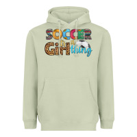Matcha soccer it's a girl thing Heavyweight Hoodie - HRA Design Shop