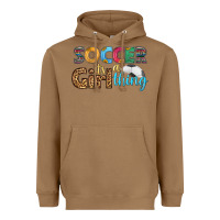 Toasted Coconut soccer it's a girl thing Heavyweight Hoodie - HRA Design Shop