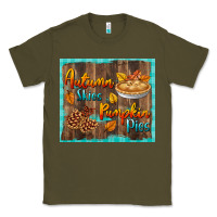 Army Green autumn skies pumpkin pies tumbler Classic Tee - BundleAndBundleShop