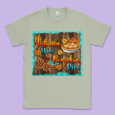 Autumn Skies Pumpkin Pies Tumbler Classic Tee Designed By Bundleandbundleshop