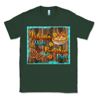 Sports Green autumn skies pumpkin pies tumbler Classic Tee - BundleAndBundleShop