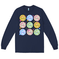 Navy disco balls Long Sleeve Tee - MaliasSmallBusiness