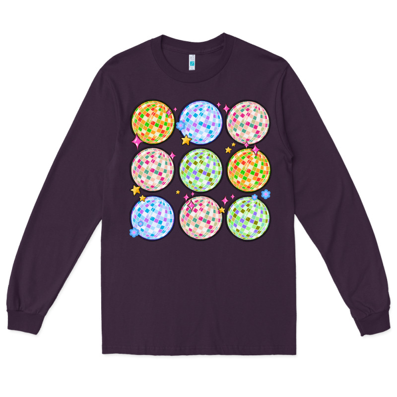 Disco Balls Long Sleeve Tee by MaliasSmallBusiness | Teevron