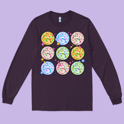 Long Sleeve Tee disco balls