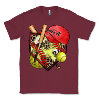 Burgundy softball home plate Classic Tee - Zillion Design Studio