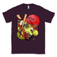 Plum softball home plate Classic Tee - Zillion Design Studio