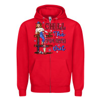Red chill the fourth out 4th july Zipper Hoodie - texasbilliewilder