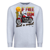 Heather Grey if freedom had a sound Premium Sweatshirt - JahusDesignShop