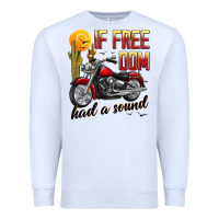 White if freedom had a sound Premium Sweatshirt - JahusDesignShop