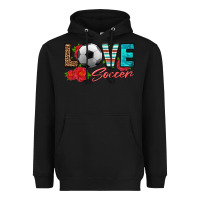 Black love soccer Heavyweight Hoodie - HRA Design Shop