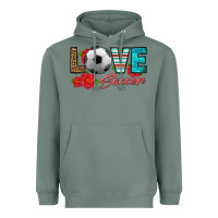 Sage love soccer Heavyweight Hoodie - HRA Design Shop