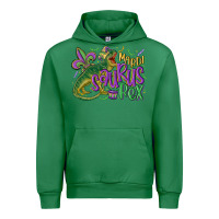 Emerald mardi saurus rex mardi gras Urban Hoodie - MaliasSmallBusiness