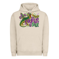 Pigment French Oak mardi saurus rex mardi gras Urban Hoodie - MaliasSmallBusiness