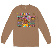 Toasted Coconut you are beautiful victorious enough strong Long Sleeve Tee - MaliasSmallBusiness