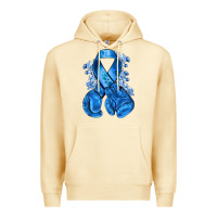 Pina Colada blueribbon with boxing gloves Premium Hoodie - NancyCooperArtShop