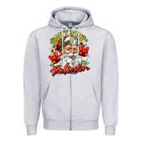Heather Grey dont stop believin Zipper Hoodie - Zillion Design Studio
