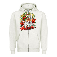 Oatmeal Heather dont stop believin Zipper Hoodie - Zillion Design Studio