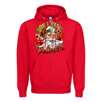Red dont stop believin Zipper Hoodie - Zillion Design Studio