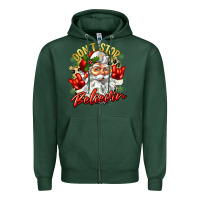 Sports Green dont stop believin Zipper Hoodie - Zillion Design Studio