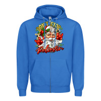 True Royal dont stop believin Zipper Hoodie - Zillion Design Studio