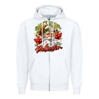 White dont stop believin Zipper Hoodie - Zillion Design Studio
