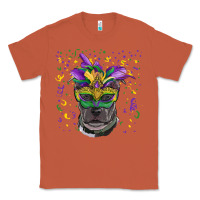Copper mardi gras  mask pitbull Classic Tee - RanaPortraitStore
