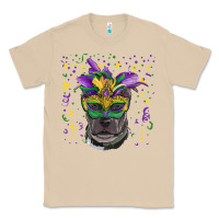 Mushroom mardi gras  mask pitbull Classic Tee - RanaPortraitStore