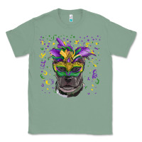 Sage mardi gras  mask pitbull Classic Tee - RanaPortraitStore