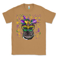 Toasted Coconut mardi gras  mask pitbull Classic Tee - RanaPortraitStore