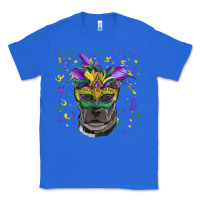 True Royal mardi gras  mask pitbull Classic Tee - RanaPortraitStore