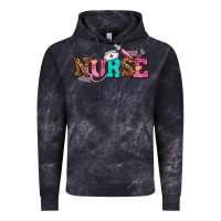 Cloud Black nurse with nurse element Vintage Hoodie - AdoDesignShop