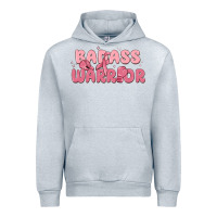 Heather Grey badass warrior Urban Hoodie - MaliasSmallBusiness
