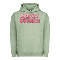 Pigment Oil Green badass warrior Urban Hoodie - MaliasSmallBusiness