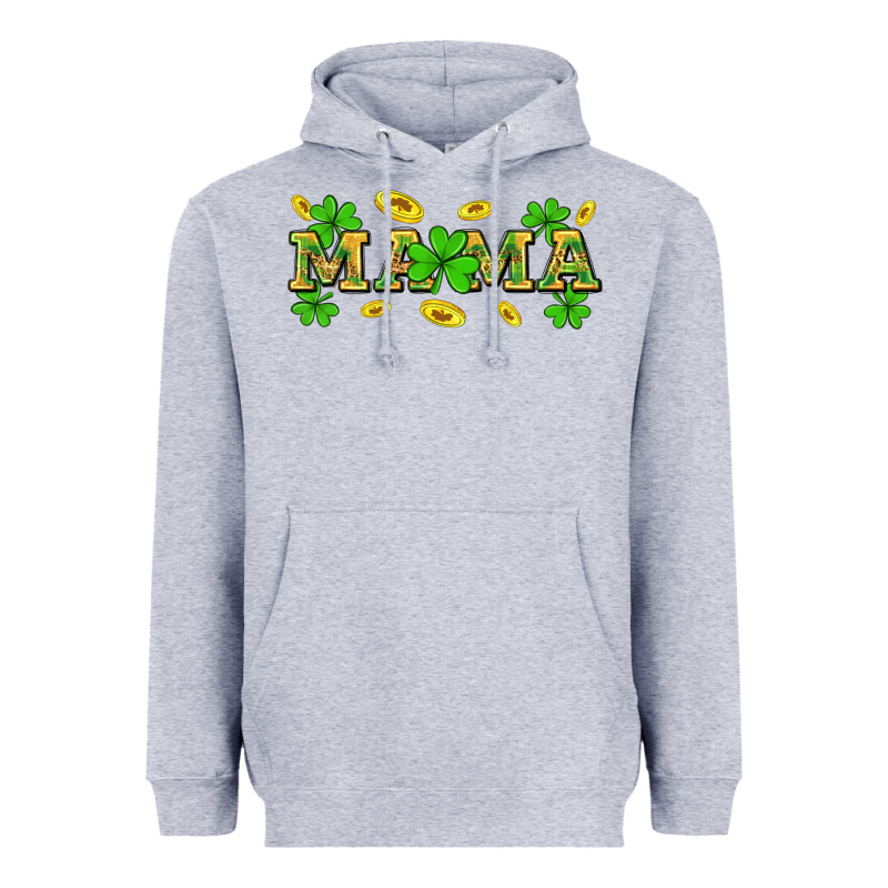 St. Patricks Day Mama Heavyweight Hoodie by Neo Western | Teevron