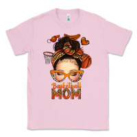 Bubblegum Pink basketball messy bun mom Classic Tee - texasbilliewilder