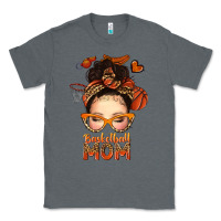 Charcoal Heather basketball messy bun mom Classic Tee - texasbilliewilder