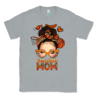 Heather Grey basketball messy bun mom Classic Tee - texasbilliewilder