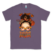 Lavender basketball messy bun mom Classic Tee - texasbilliewilder