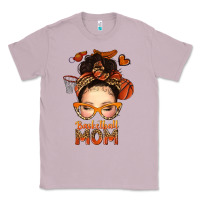 Lilac basketball messy bun mom Classic Tee - texasbilliewilder