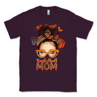 Plum basketball messy bun mom Classic Tee - texasbilliewilder