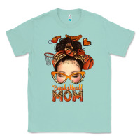 Basketball Messy Bun Mom Classic Tee | Teevron