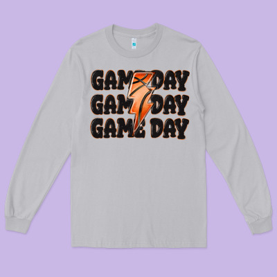 Long Sleeve Tee game day game day game day basketball