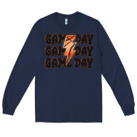 Navy game day game day game day basketball Long Sleeve Tee - MaliasSmallBusiness