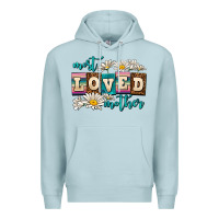 Blue Mist most loved mother Premium Hoodie - AdoDesignShop