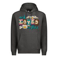 Charcoal Heather most loved mother Premium Hoodie - AdoDesignShop