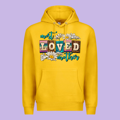 Most Loved Mother Premium Hoodie Designed By Adodesignshop
