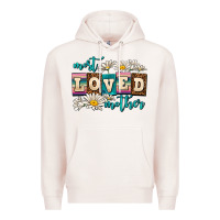 Pale Pink most loved mother Premium Hoodie - AdoDesignShop