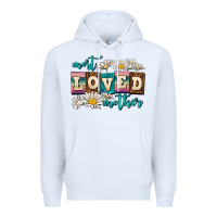 White most loved mother Premium Hoodie - AdoDesignShop