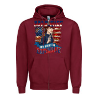 Burgundy born free but now im expensive Zipper Hoodie - texasbilliewilder