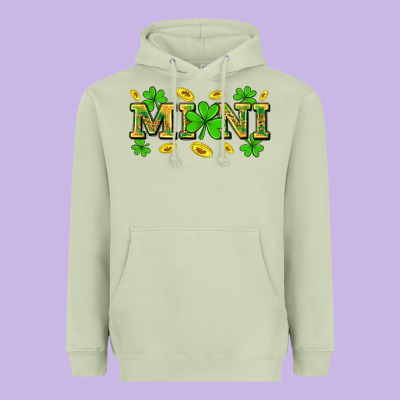 St. Patricks Day Mini Heavyweight Hoodie Designed By Neo Western